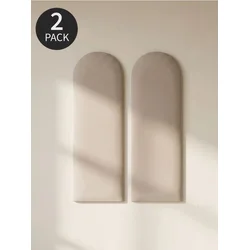 Sinsay - Tapacirani zidni paneli 2 pack - nude