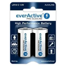 Alkalne baterije everActive Pro Alkaline LR14 C, 2 kosa, 1.5V