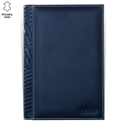 Princ Leather Kožni Rokovnik, B5, 330 listova, Teget