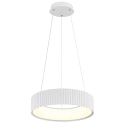 Globo 15924W - LED luster na sajli KEMP LED/45W/230V prečnik 46 cm bela