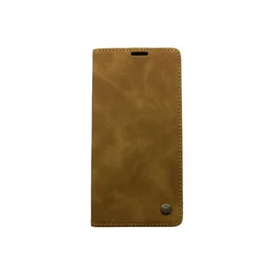 Maska za telefon LEATHER RETRO FLIP za Huawei P50 Pro, Svetlobraon