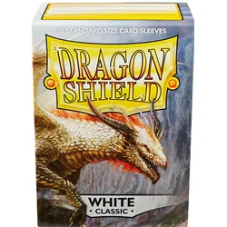 Dragon Shield 100 Standard Sleeves - White Classic