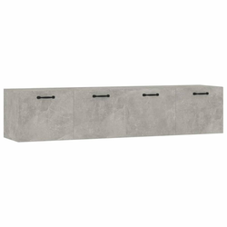 Zidni ormarići 2 kom boja siva betona 60x36,5x35 cm drveni