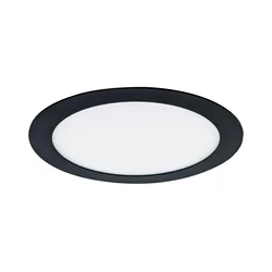 LED ugradna svetiljka VEGA LED/18W/230V 2900/3900/5800K prečnik 22,5 cm, crna
