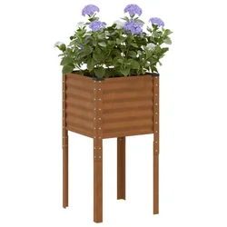 Vrtna žardinjera 45x45x88 cm Čelik otporan na vremenske uvjete
