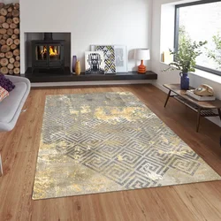 Conceptum Hypnose Tepih Cg58, Pravougaoni, 160x230 cm, Krem-sivi