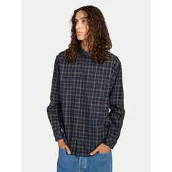 Element Button Down Regular Flannel Shirt tartan blue