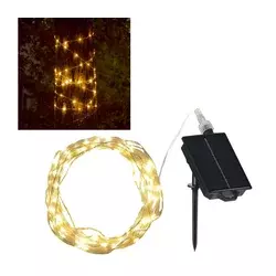 LED solarni dekorativni niz LED/3,7V 1800 mAh 10 m IP44 + daljinski upravljač