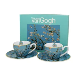 shumee Komplet 2 skodelic za espresso Van Gogh Almond Blossom 90 ml