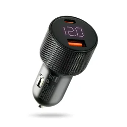 Avtomobilski polnilnik everActive CC-50Q USB QC3.0 + USB-C PD 75W