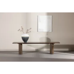 Venture Design Jedilna klop Olivia 40x180x45 cm rjava