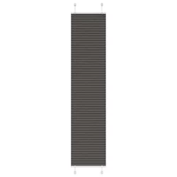 Plisirana roleta crna 40x200 cm širina tkanine 39,4 cm