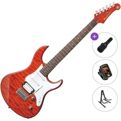 Yamaha Pacifica 212V QM Basic SET Caramel Brown Električna kitara