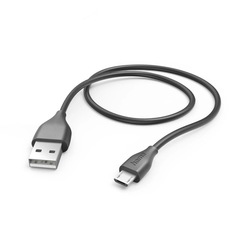 HAMA Polnilni kabel, USB-A - Micro-USB, 1,5 m, črn