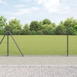 Zavareno žičano ogradno mreža s betonskom podlogom 100 x 1 m