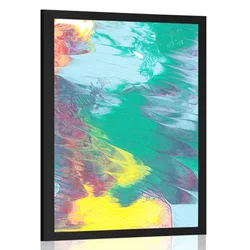 Plakat abstrakcija v pastelnih barvah - 20x30 white