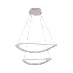 LED luster na sajli CASHMERE LED/75W/230V prečnik 59,5 beli