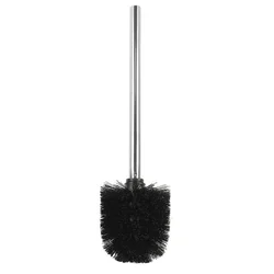 Toaletna krtača premera 8 cm, plastična, Črna
