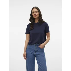 VERO MODA Majica PAULINA, modra