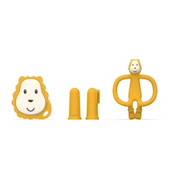 MatchStick Monkey darilni set - Leo lev - yellow