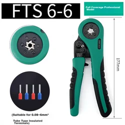 Elecall Krimp klešta FTS6-6, 0,08-6 mm2
