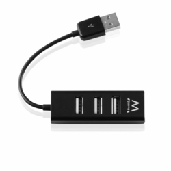 Ewent USB Hub Ewent EW1123 Črna