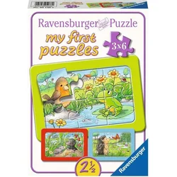 Ravensburger Moja prva sestavljanka Živali z vrta 3x6 kosov