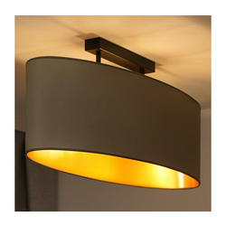 Duolla - Plafonski luster OVAL VEGAN 2xE27/15W/230V bež