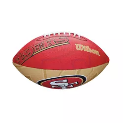 San Francisco 49ers Wilson Team Logo Junior lopta za američki fudbal