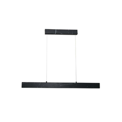 LED luster na sajli PIERCE LED/18W/230V crna