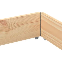 Okviri za palete 3 kom 150x100 cm od masivne borovine