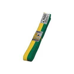 Zeleno žuti pojas 240cm Iron Sport - žuto zeleni pojas za borilačke sportove