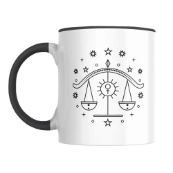 Šolja Horoskop Vaga, 330 ml, Bela
