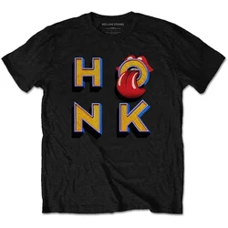 The Rolling Stones Unisex majica Honk Letters Black S