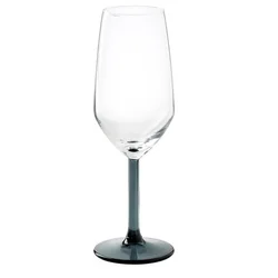 RÖDRÄKA Čaša za šampanjac, plavo-siva/bistro staklo, 25 cl