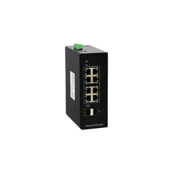 BDCOM IES200-V25-2S8P 8-Port Gigabit PoE+ 2-Port Gigabit SFP L2+ Managed PoE Industrial Switch