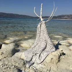 Lessentiel Maison Peškir za plažu 90x170cm Sivi