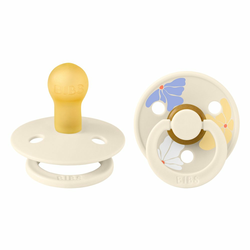 BIBS STUDIO Varalica Morning bloom Ivory, 0-6m, 2 komada, Šarena