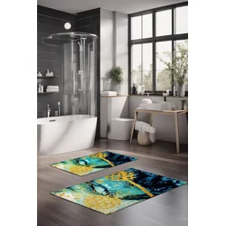 Lessentiel Maison Set prostirki za kupatilo CT-5268, 2 Komada, Šarena