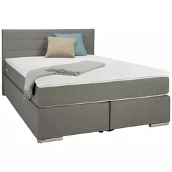 BOXSPRING KREVET 140/200 cm  siva