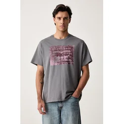 LEVIS ® Majica siva / roza / burgund