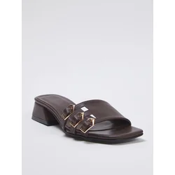 Trendyol Shoes Ženske papuče Takss25To00036, Smeđe