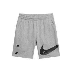Nike K NSW CLUB FT SHORT BRAND NG, dječije kratke hlače, siva IF2752