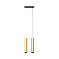 Sollux SL.1241 - Luster na sajli LAGOS 2xGU10/10W/230V zlatni