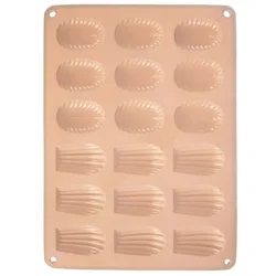 Excellent Houseware Silikonski pekač za Madeleine in praline, 34x25 cm
