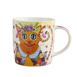 Maxwell & Williams Lonček Kaleidoscope 370ml/Ginger/porcelan