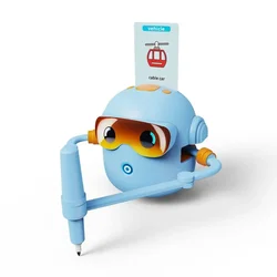 Northix Interaktivni komplet risalnih robotov STEM, 100 kartic, modre barve