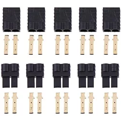 Youme 5 Paires Connecteurs Lipo/TRX Plaqué Or - Prises Batterie ESC RC Modèles