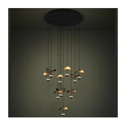 Eglo 390339 - LED prigušiva luster na sajli DRACERA 10xLED/2,3W/230V, prečnik 58 cm