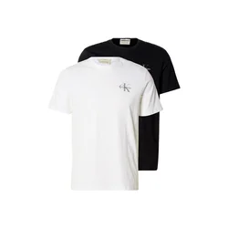 Calvin Klein Jeans Majica CK Monogram Logo T bazaltno siva/črna/bela